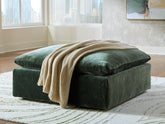 Prime Furniture - Ashley Furniture - Carriage View Living Room - Oversized Accent Ottoman / Jade - 7800108